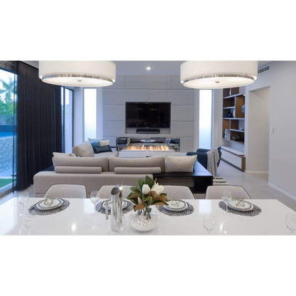 EcoSmart Fire XL900 36" Black Ethanol Fireplace Burner by Mad Design Group