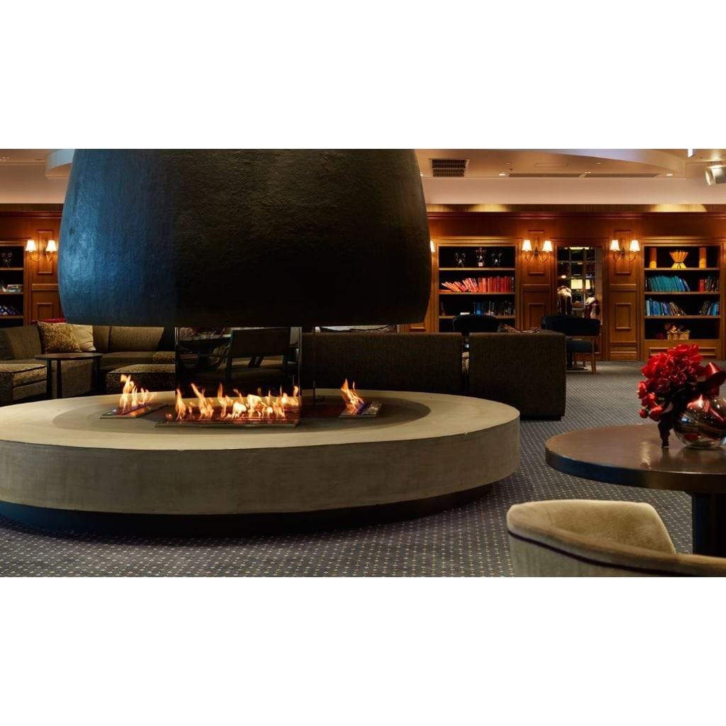 EcoSmart Fire XL900 36" Black Ethanol Fireplace Burner by Mad Design Group