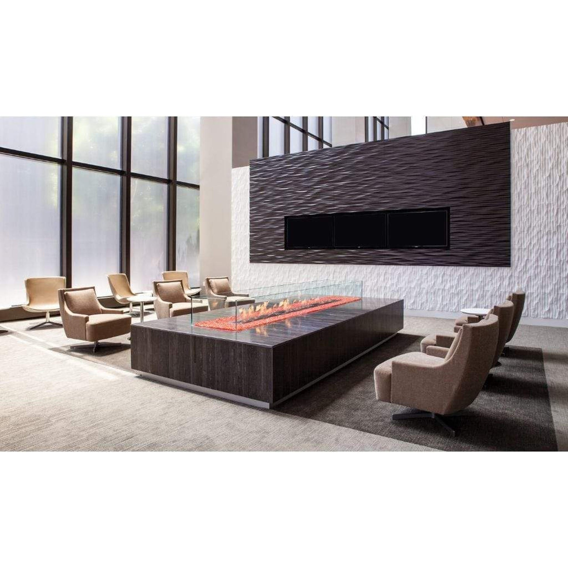 EcoSmart Fire XL900 36" Black Ethanol Fireplace Burner by Mad Design Group