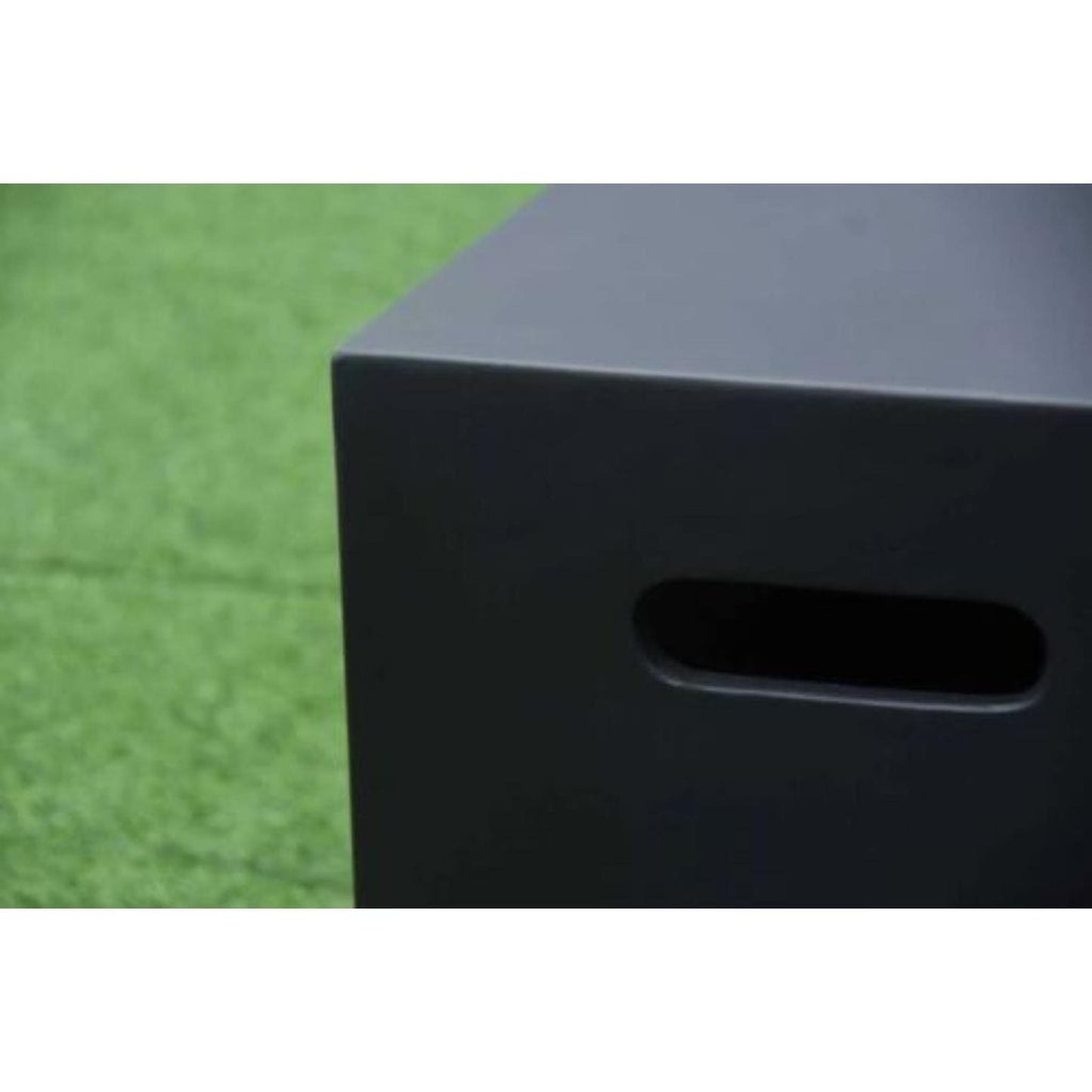 Elementi 16" Square Dark Gray Liquid Propane Concrete Tank Cover ONB01-109