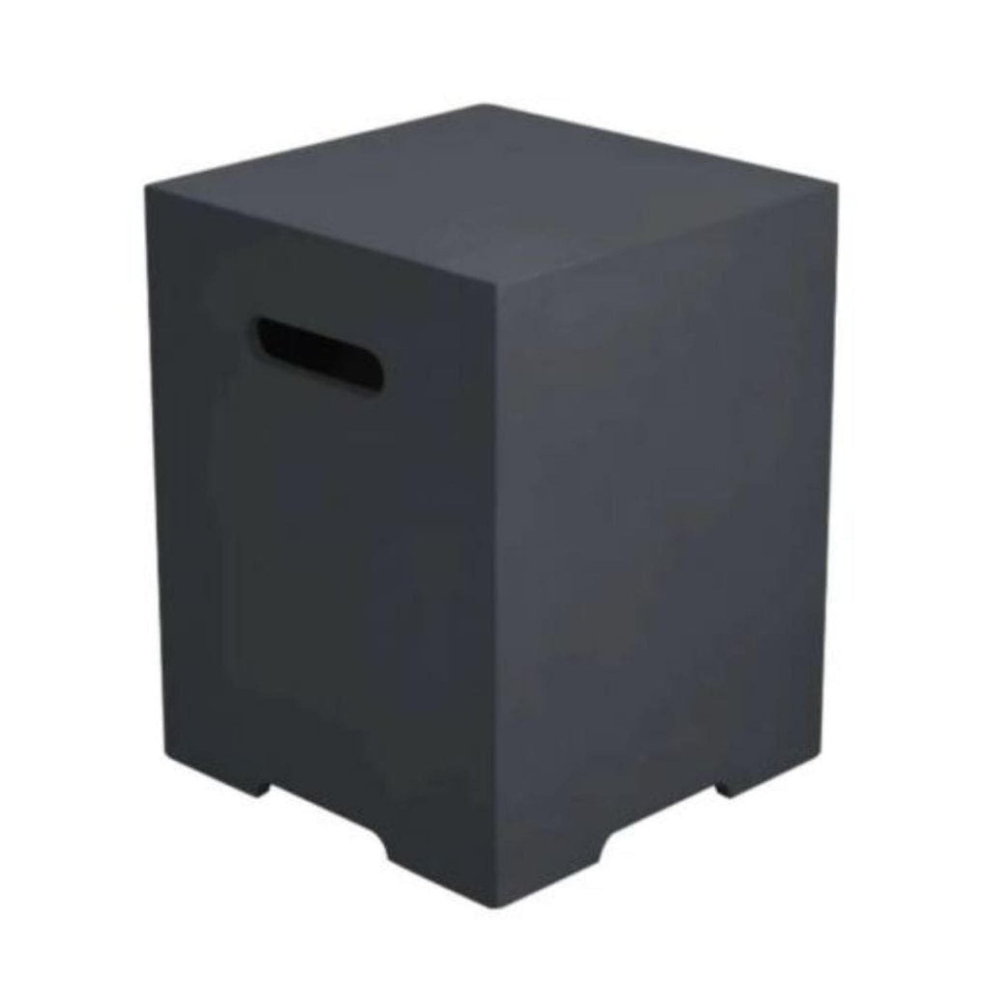 Elementi 16" Square Dark Gray Liquid Propane Concrete Tank Cover ONB01-109