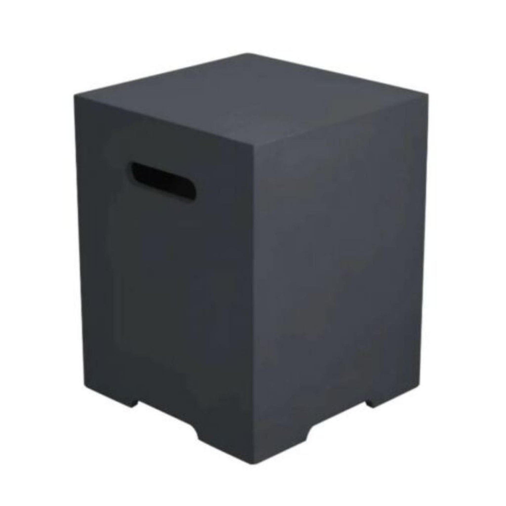 Elementi 16" Square Dark Gray Liquid Propane Concrete Tank Cover ONB01-109