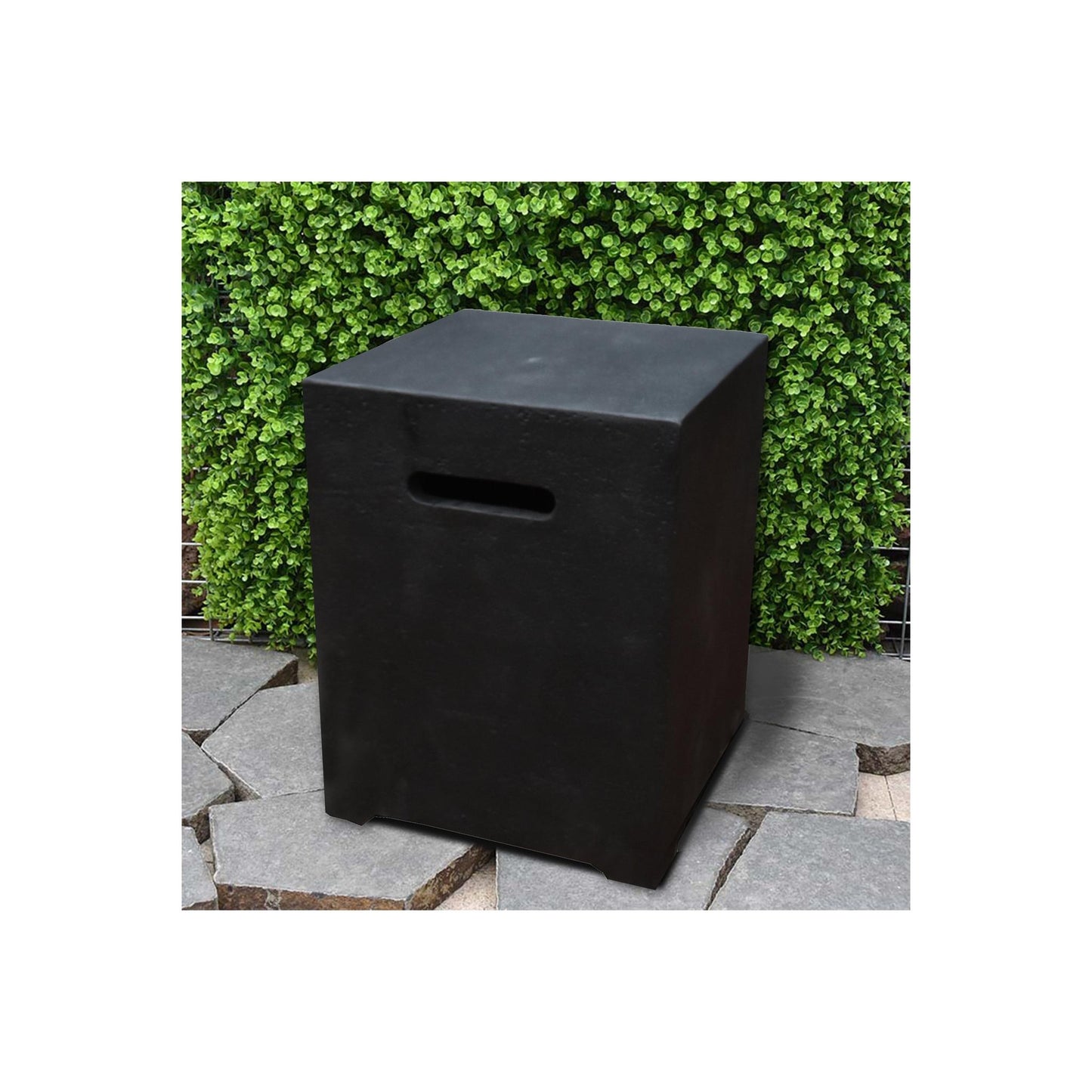 Elementi 16" Square Dark Gray Propane Concrete Tank Cover ONB016
