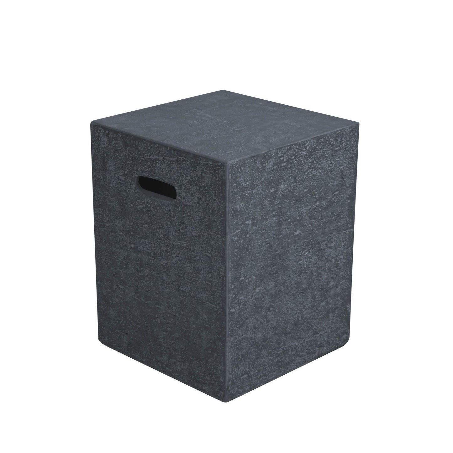 Elementi 16" Square Dark Gray Propane Concrete Tank Cover ONB016