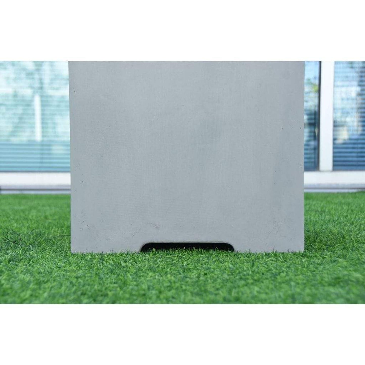 Elementi 16" Square Light Gray Liquid Propane Concrete Tank Cover ONB01-109