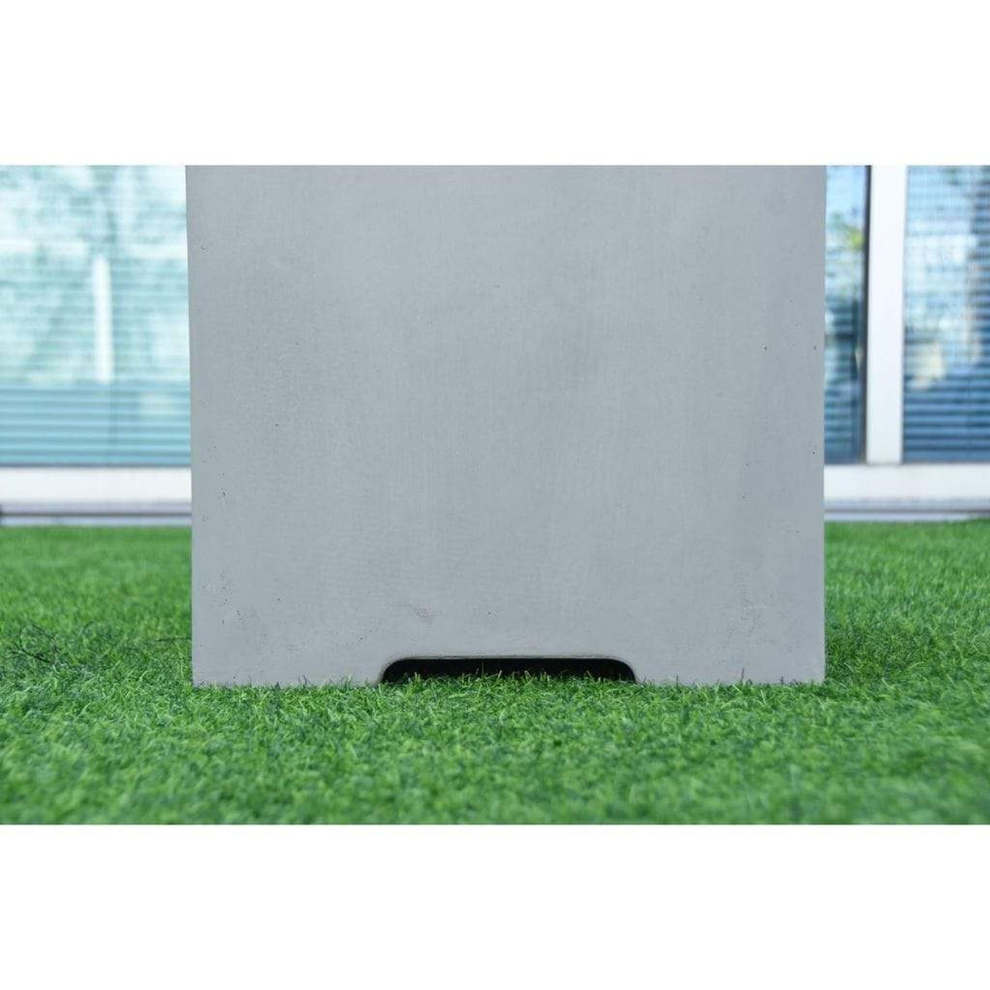 Elementi 16" Square Light Gray Liquid Propane Concrete Tank Cover ONB01-109