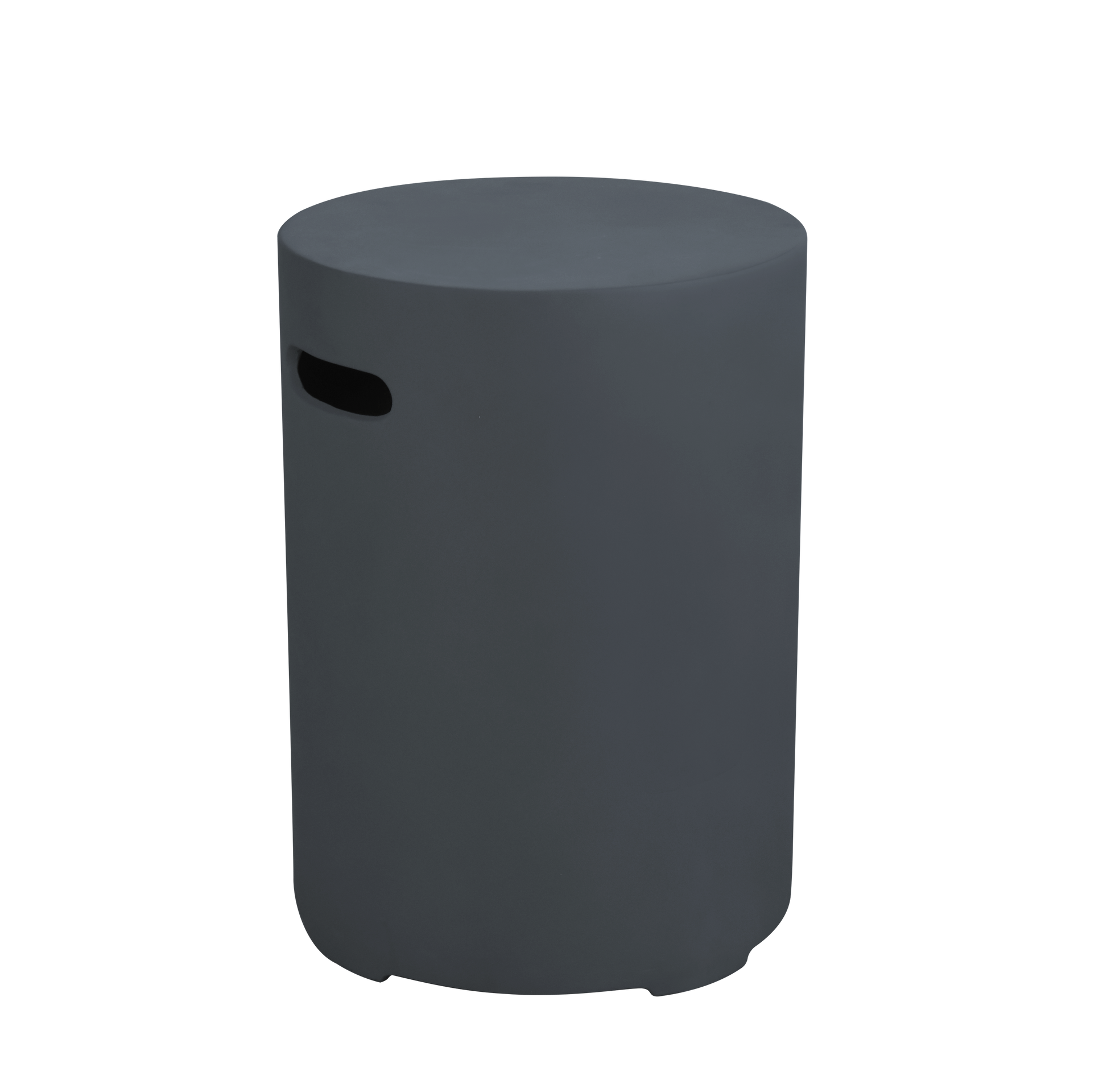 Elementi 18" Round Dark Gray Concrete Tank Cover ONB01-207