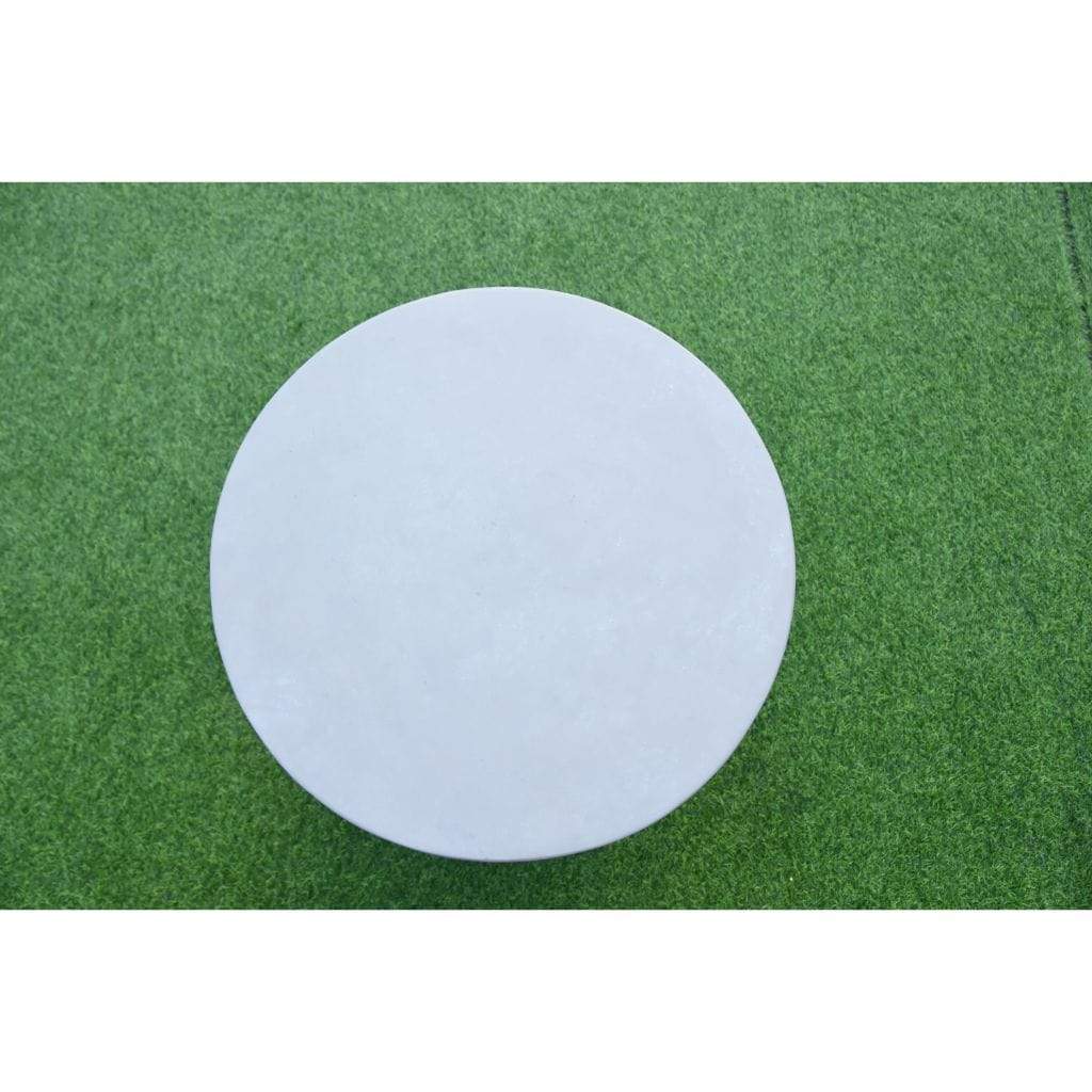 Elementi 18" Round Light Gray Concrete Tank Cover ONB01-207