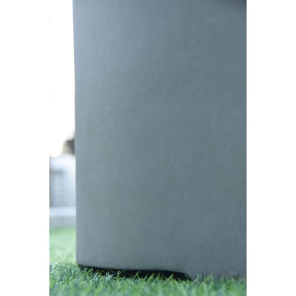 Elementi 18" Round Light Gray Concrete Tank Cover ONB01-207