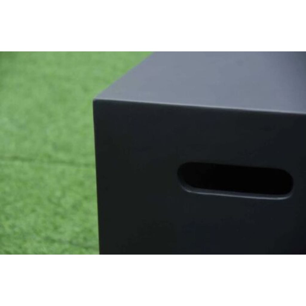 Elementi 18" Square Dark Gray Liquid Propane Concrete Tank Cover ONB01-208