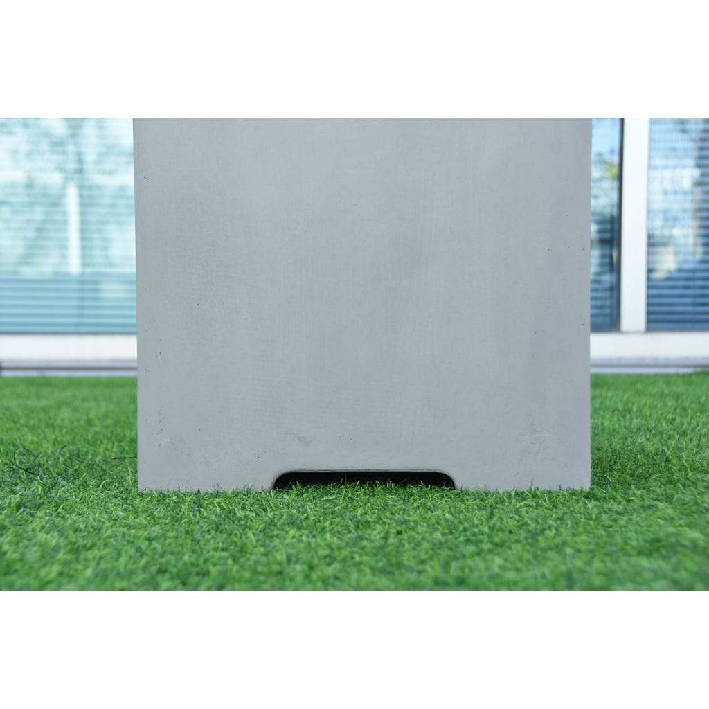 Elementi 18" Square Light Gray Liquid Propane Concrete Tank Cover ONB01-208