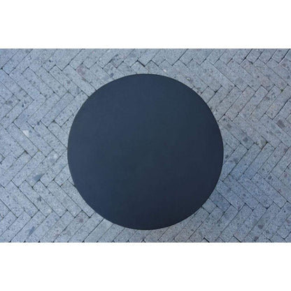 Elementi 20" Round Black Concrete Tank Cover