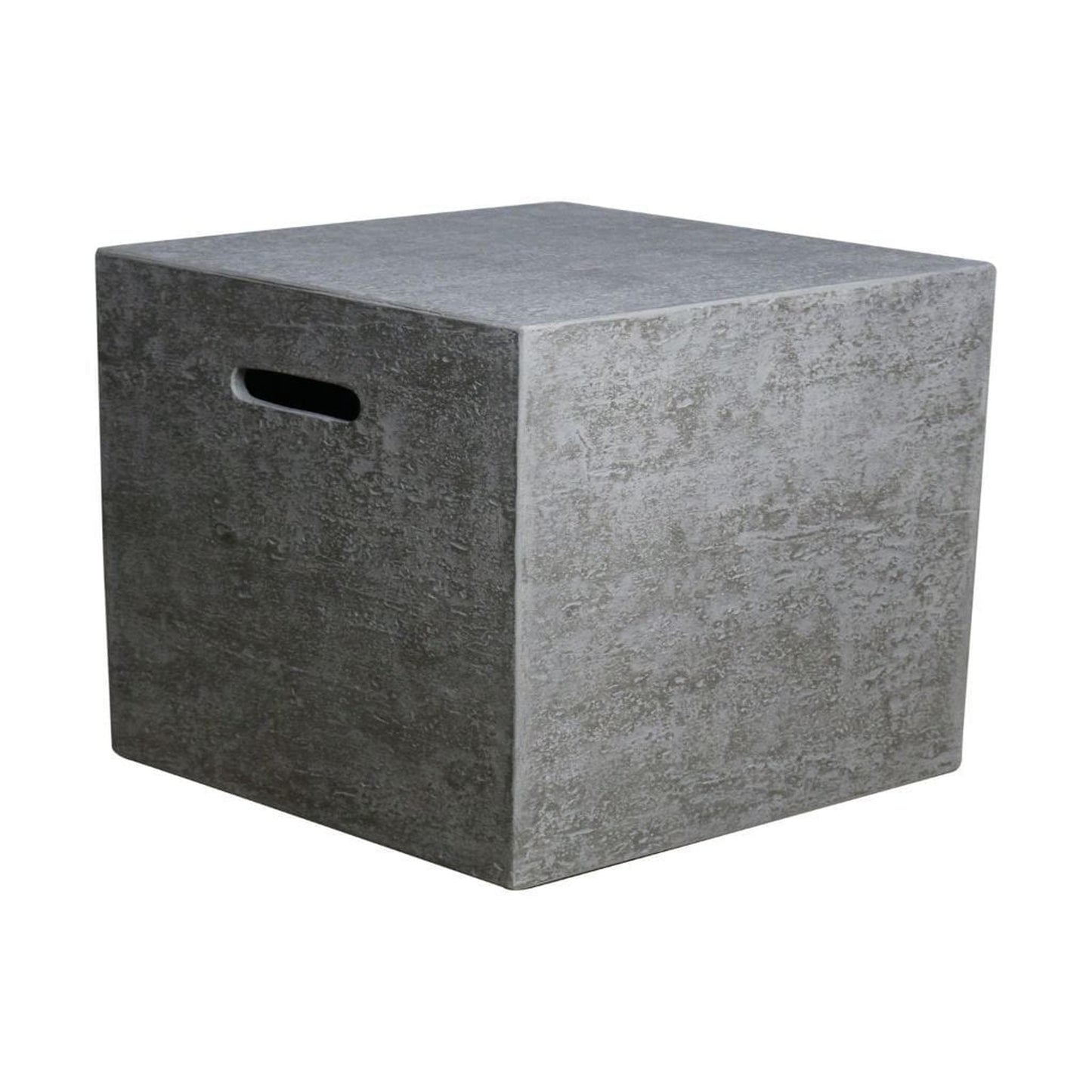 Elementi 20" Square Light Gray Concrete Propane Tank Cover ONB01-104