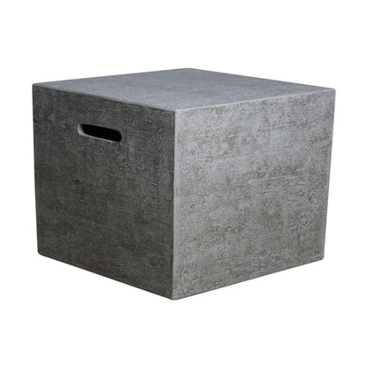 Elementi 20" Square Light Gray Concrete Propane Tank Cover ONB01-104