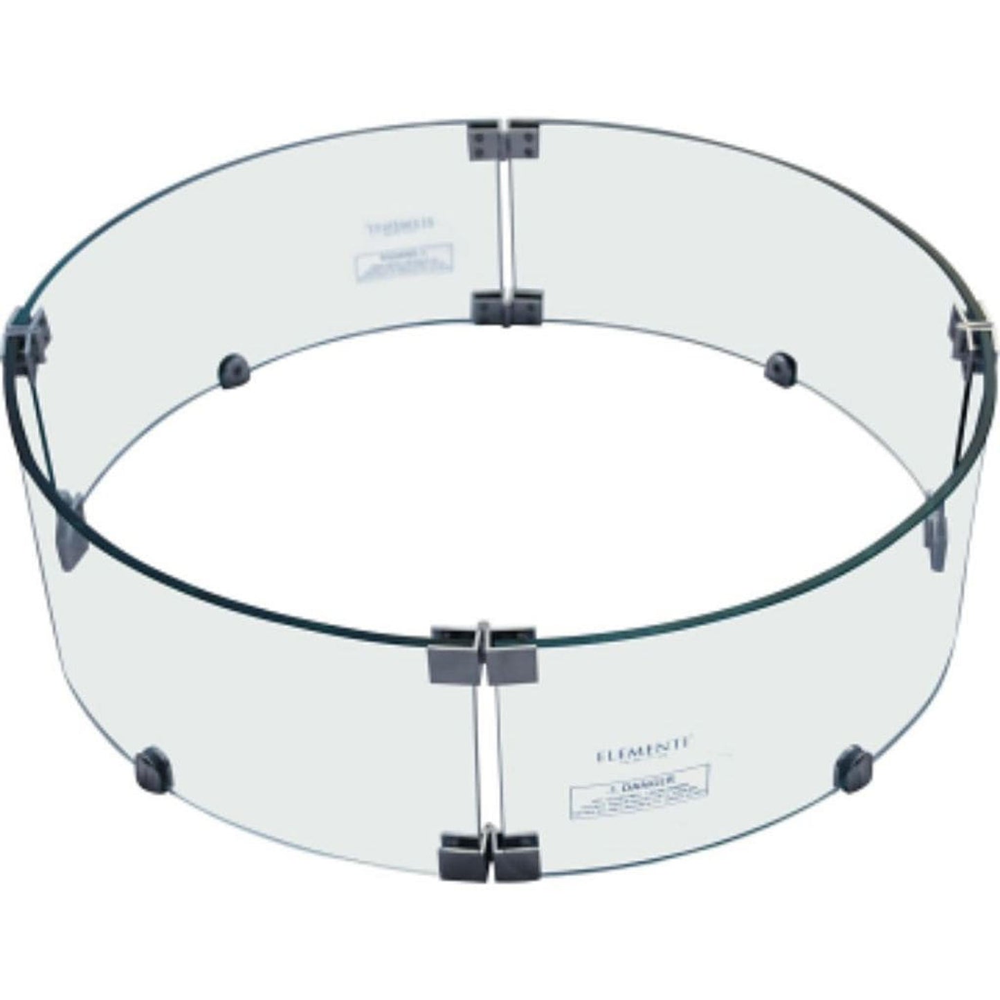 Elementi 24" Round Glass Wind Shields for Columbia Fire Table
