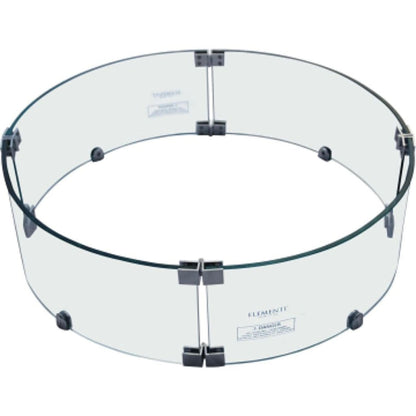 Elementi 24" Round Glass Wind Shields for Columbia Fire Table