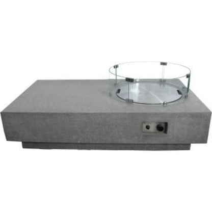 Elementi 24" Round Glass Wind Shield for Metropolis Fire Table
