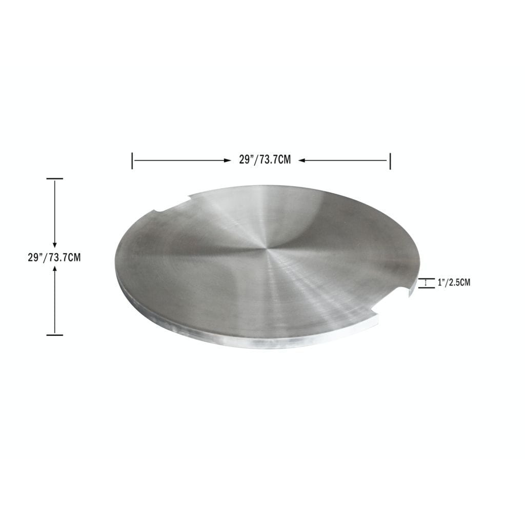 Elementi 29" Round Stainless Steel Lid ONF01-129D