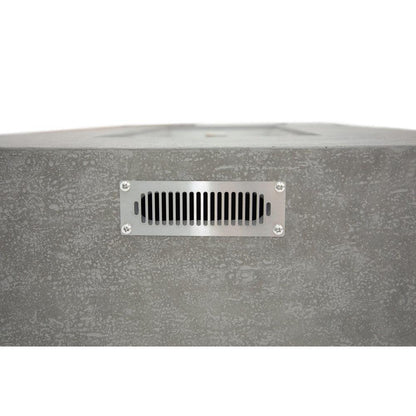 Elementi Andes 32" Rectangle Light Grey Concrete Propane Fire Table