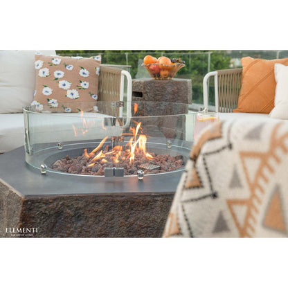 Elementi Columbia 42" Concrete Natural Gas Fire Table