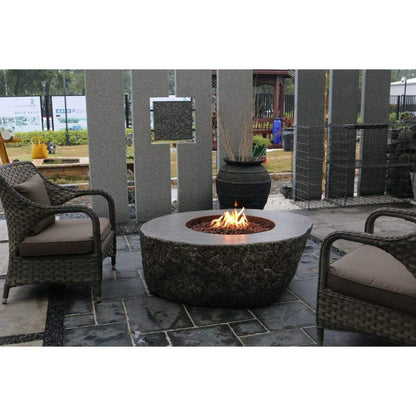 Elementi Fiery Rock 42" Concrete Gas Fire Table