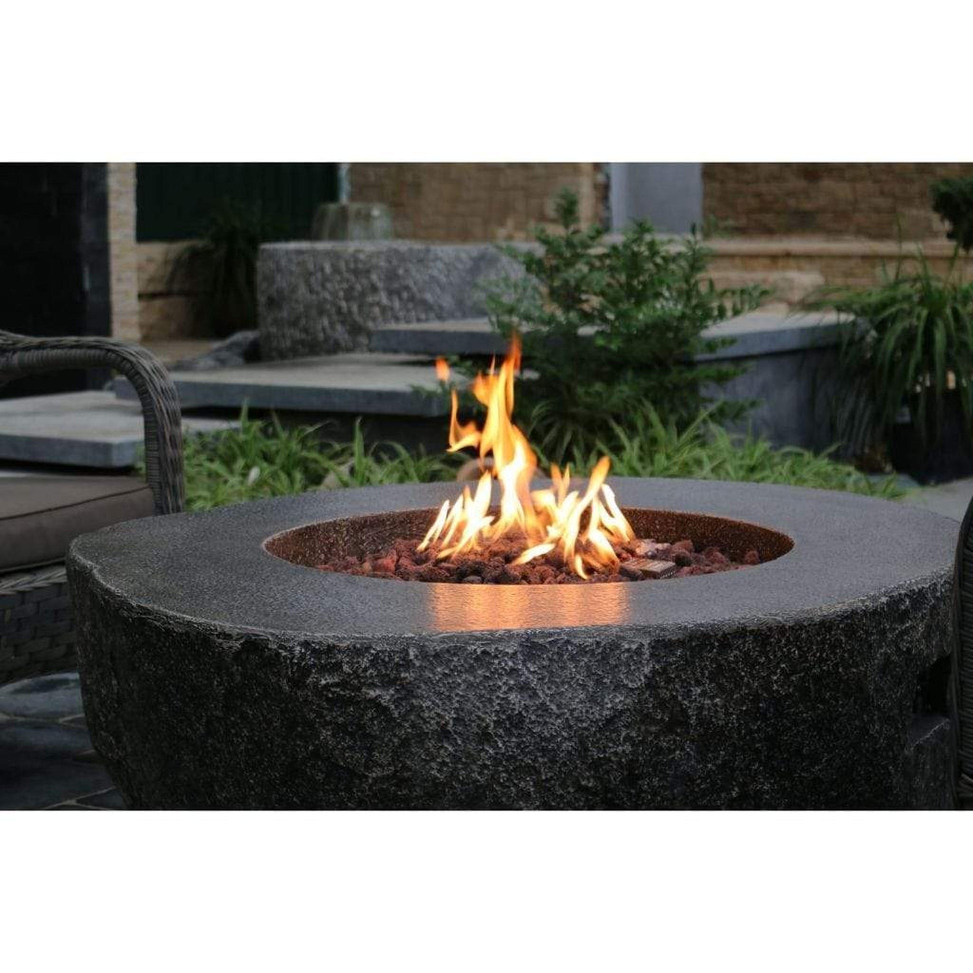 Elementi Fiery Rock 42" Concrete Gas Fire Table