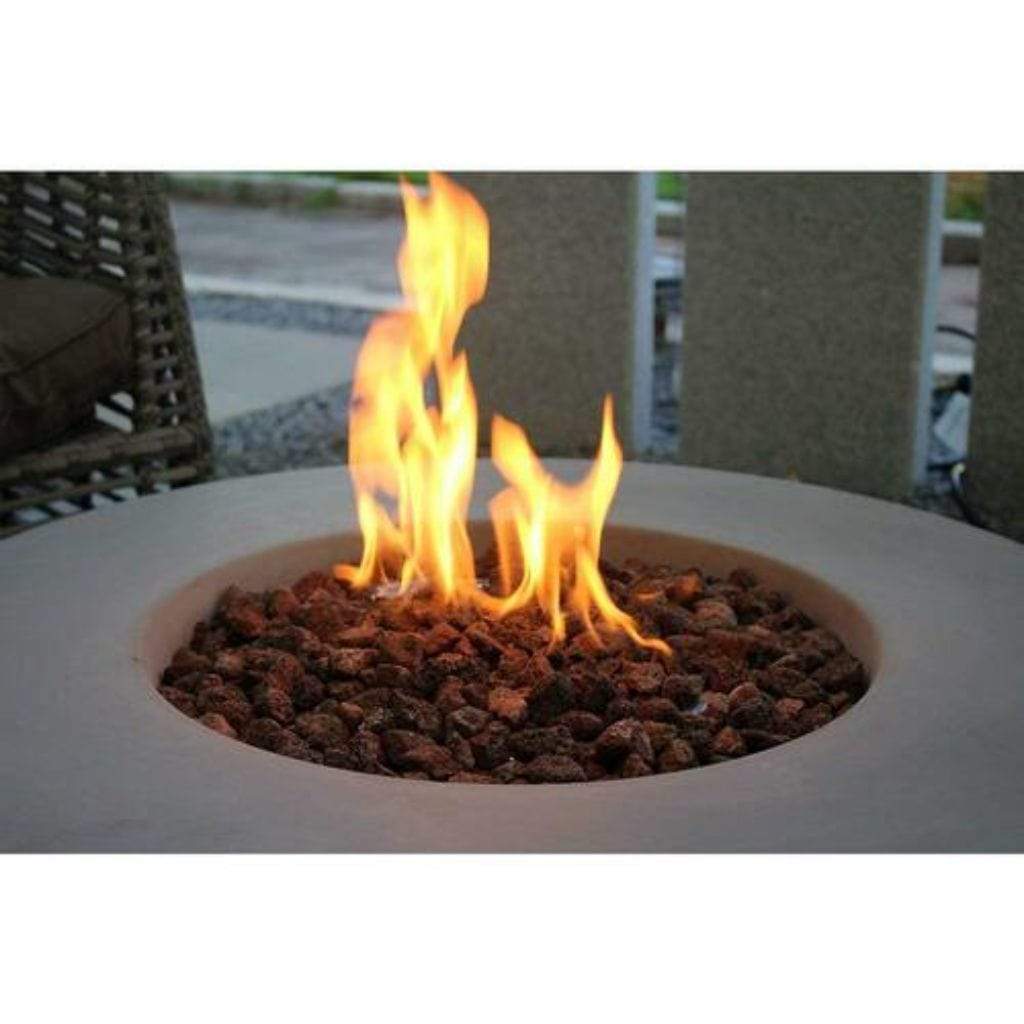 Elementi Fire 42" Light Gray Lunar Bowl Gas Fire Table