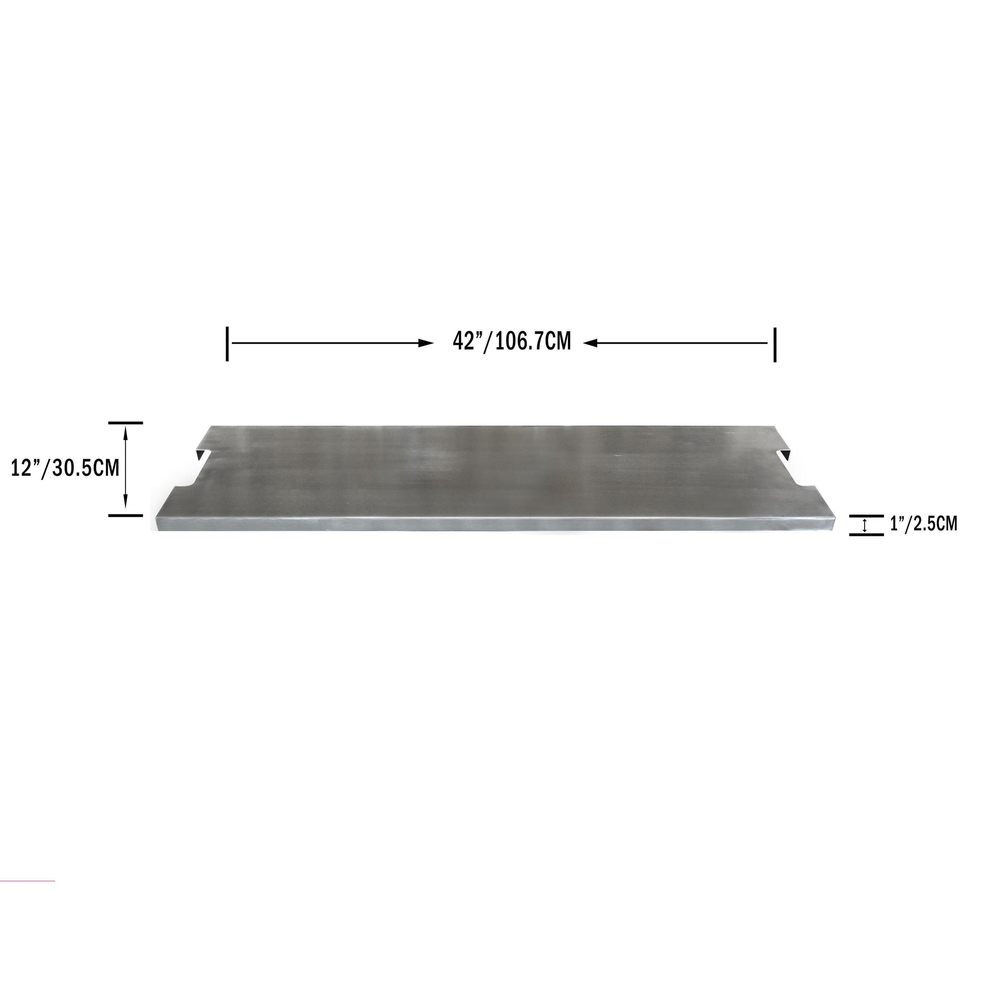 Elementi Granville 12" Rectangle Stainless Steel Lid