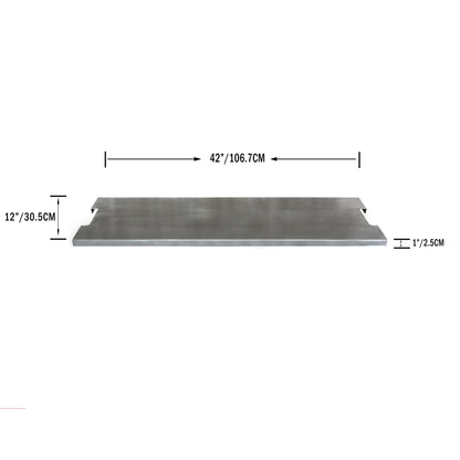 Elementi Granville 12" Rectangle Stainless Steel Lid
