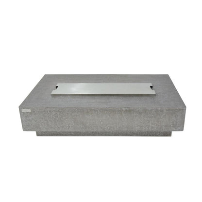 Elementi Hampton 32" Rectangle Light Gray Concrete Natural Gas Fire Table