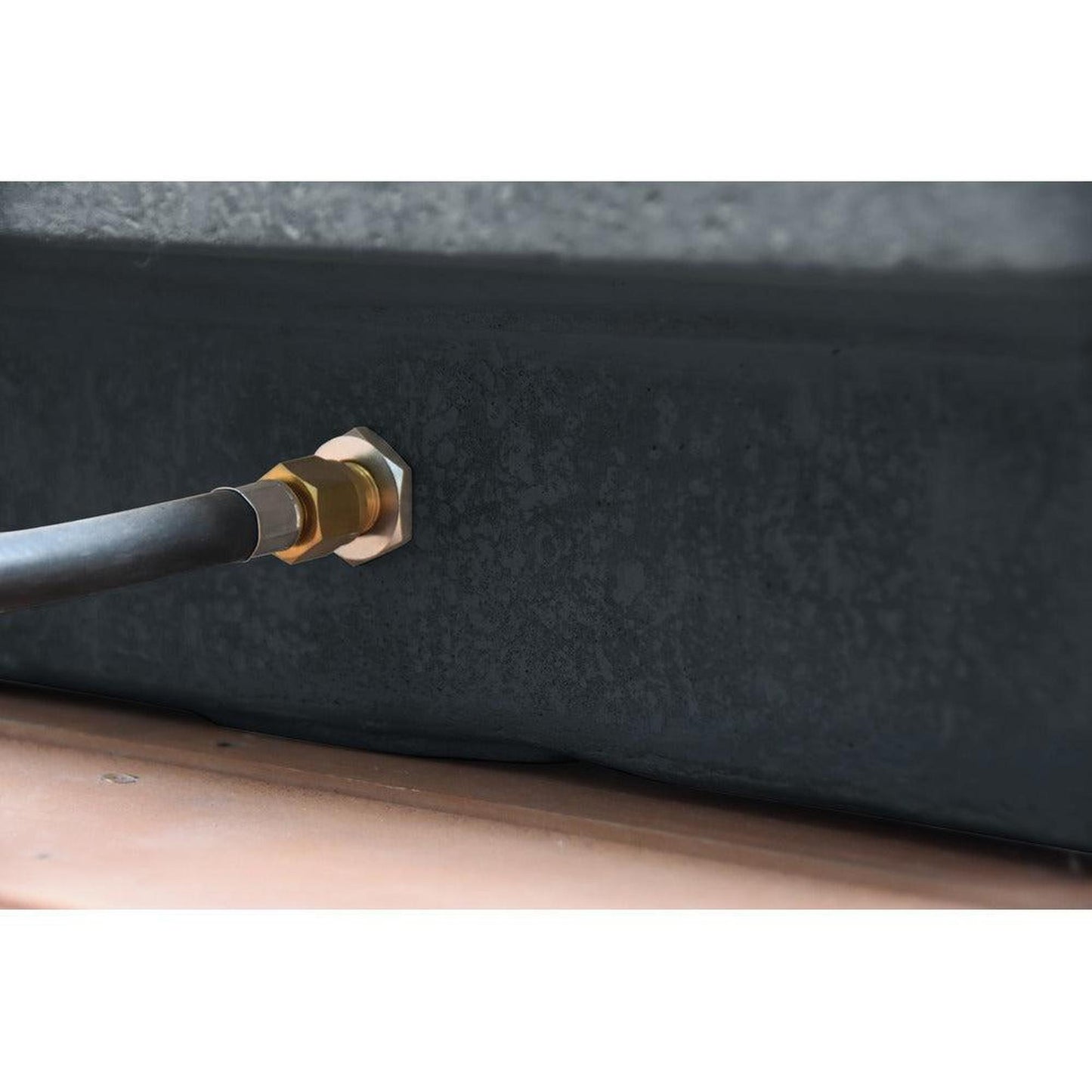 Elementi Hampton 56" Rectangle Dark Gray Concrete Natural Gas Fire Table