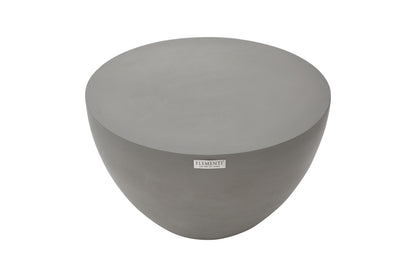 Elementi Home Chronos 26" Small Space Grey Concrete Coffee Table