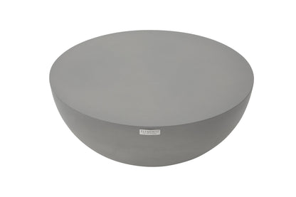 Elementi Home Chronos 34" Medium Space Grey Concrete Coffee Table