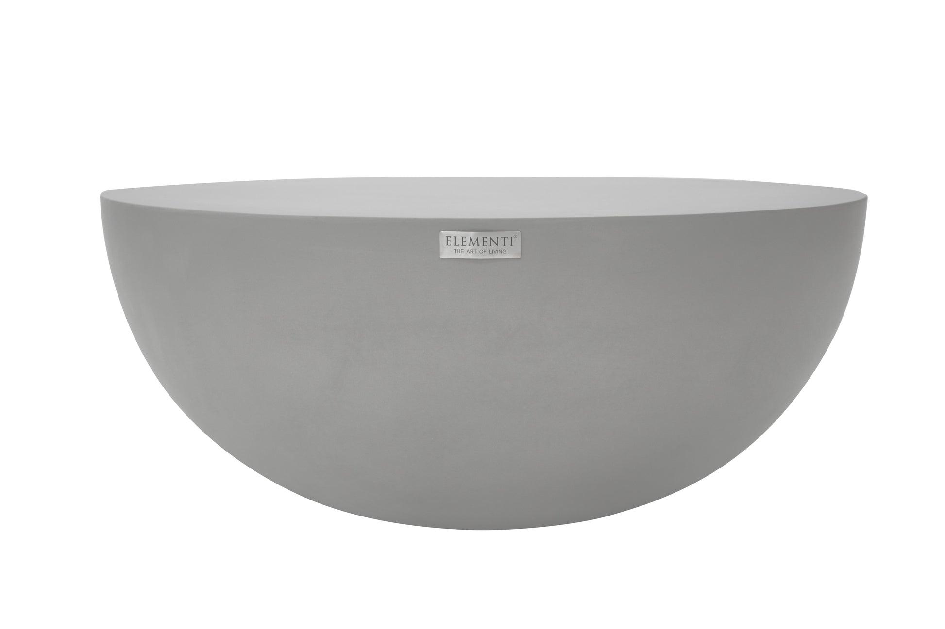 Elementi Home Chronos 34" Medium Space Grey Concrete Coffee Table