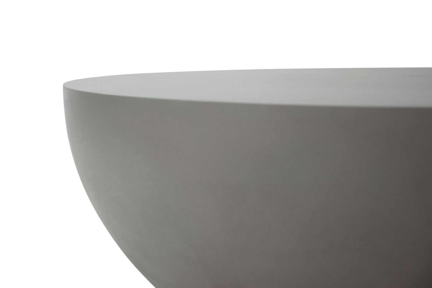 Elementi Home Chronos 42" Large Space Grey Concrete Coffee Table