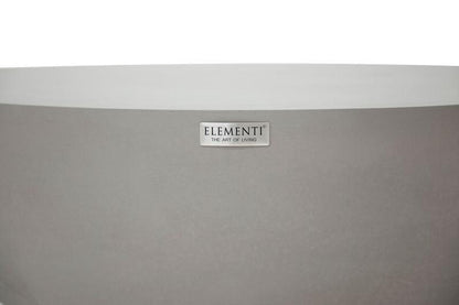 Elementi Home Chronos 42" Large Space Grey Concrete Coffee Table