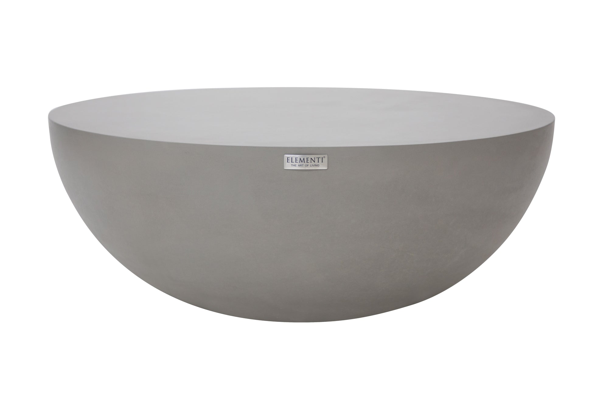 Elementi Home Chronos 42" Large Space Grey Concrete Coffee Table