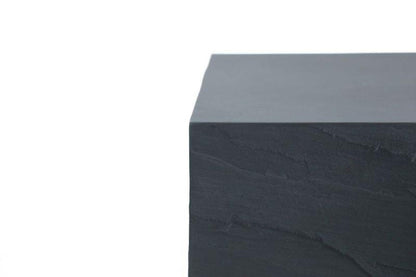 Elementi Home Colorado 60" Large Rectangle Slate Black Concrete Coffee Table