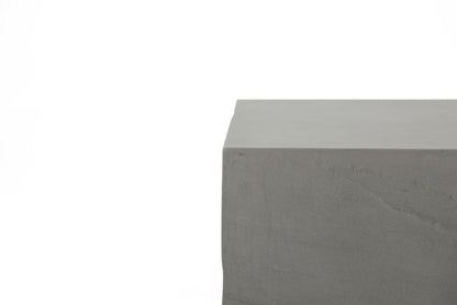 Elementi Home Colorado 60" Large Rectangle Space Grey Concrete Coffee Table