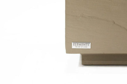 Elementi Home Colorado 60" Large Rectangle Sunlight Yellow Concrete Coffee Table
