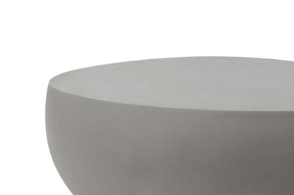 Elementi Home Ikaria 42" Space Grey Cobble Concrete Coffee Table