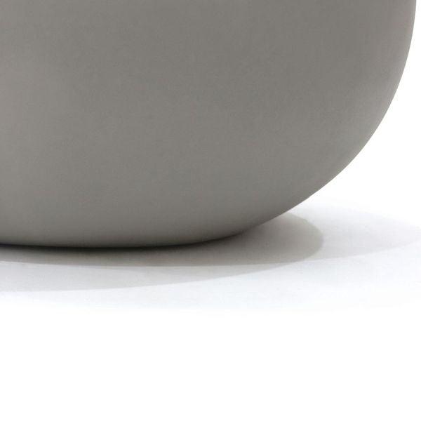 Elementi Home Ikaria 42" Space Grey Cobble Concrete Coffee Table