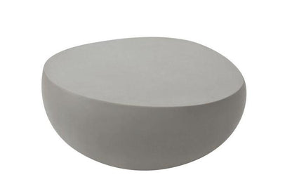 Elementi Home Ikaria 42" Space Grey Cobble Concrete Coffee Table