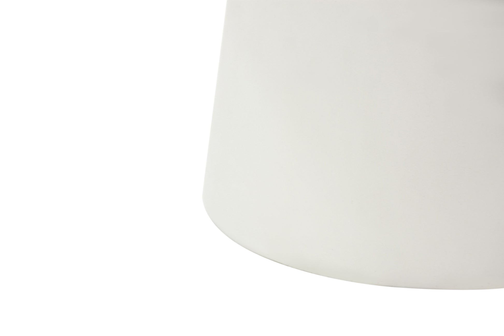 Elementi Home Kylix 20" Large Cream White Concrete Side Table