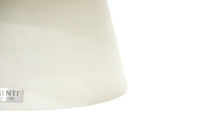 Elementi Home Kylix 26" Small Cream White Concrete Coffee Table