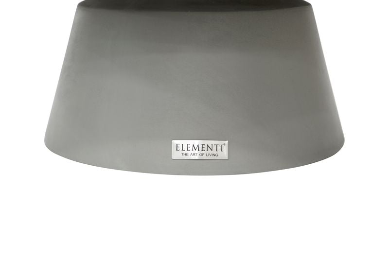 Elementi Home Kylix 26" Small Space Grey Concrete Coffee Table
