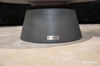 Elementi Home Kylix 34" Medium Slate Black Concrete Coffee Table