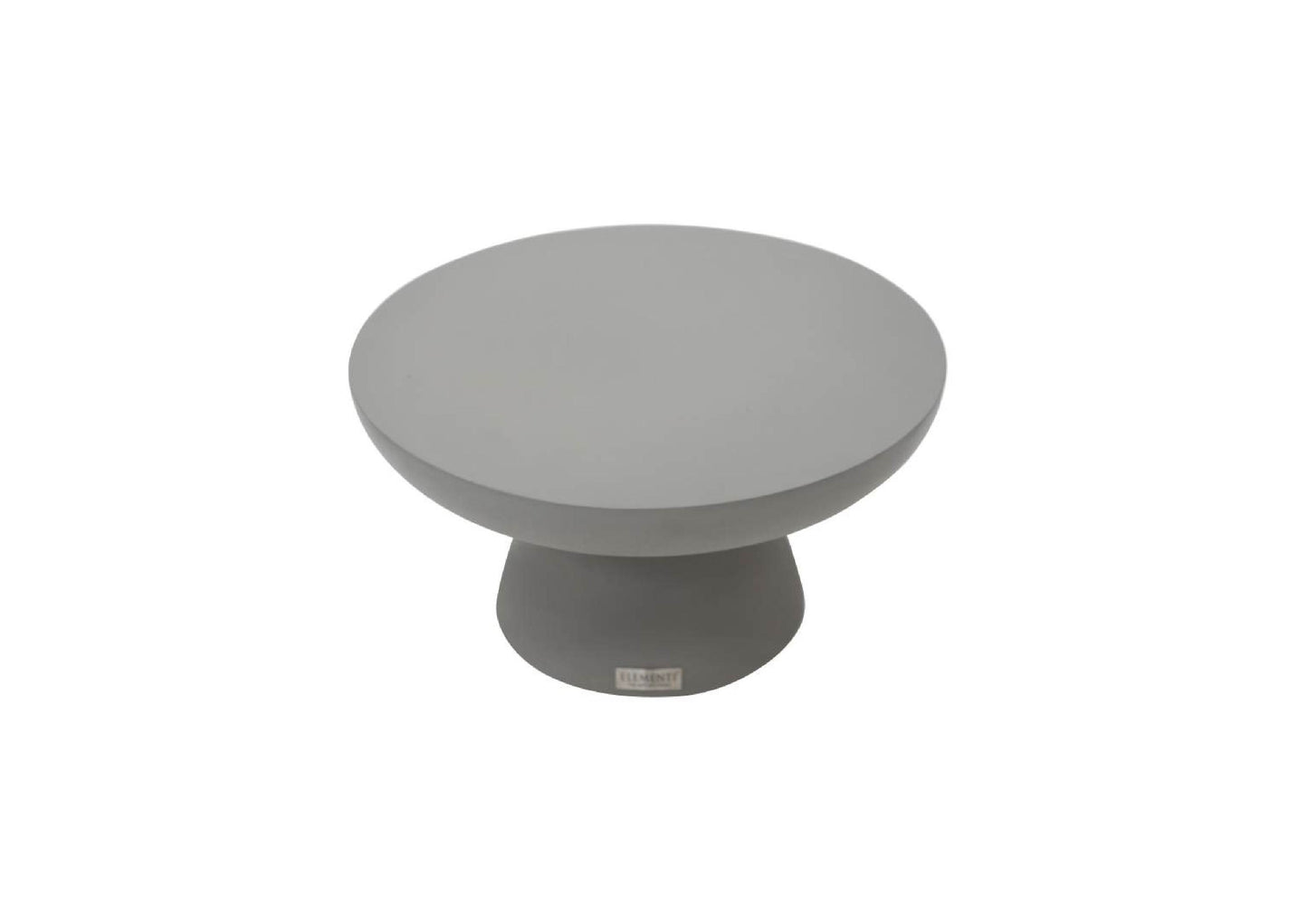Elementi Home Kylix 34" Medium Space Grey Concrete Coffee Table