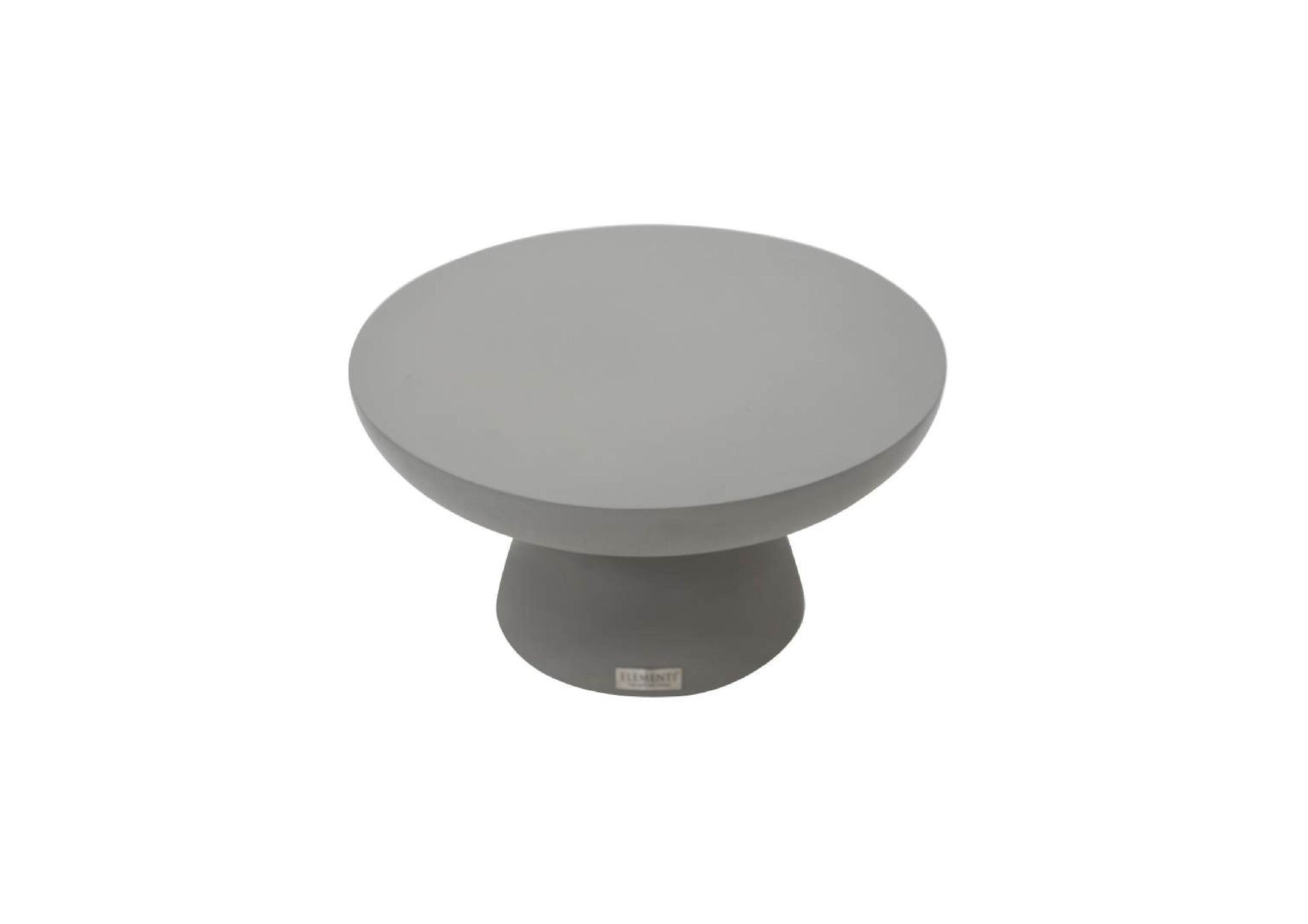 Elementi Home Kylix 34" Medium Space Grey Concrete Coffee Table
