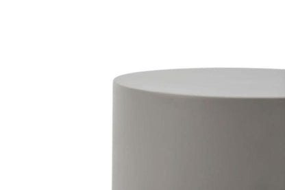 Elementi Home Rome 18" Large Space Grey Concrete Side Table